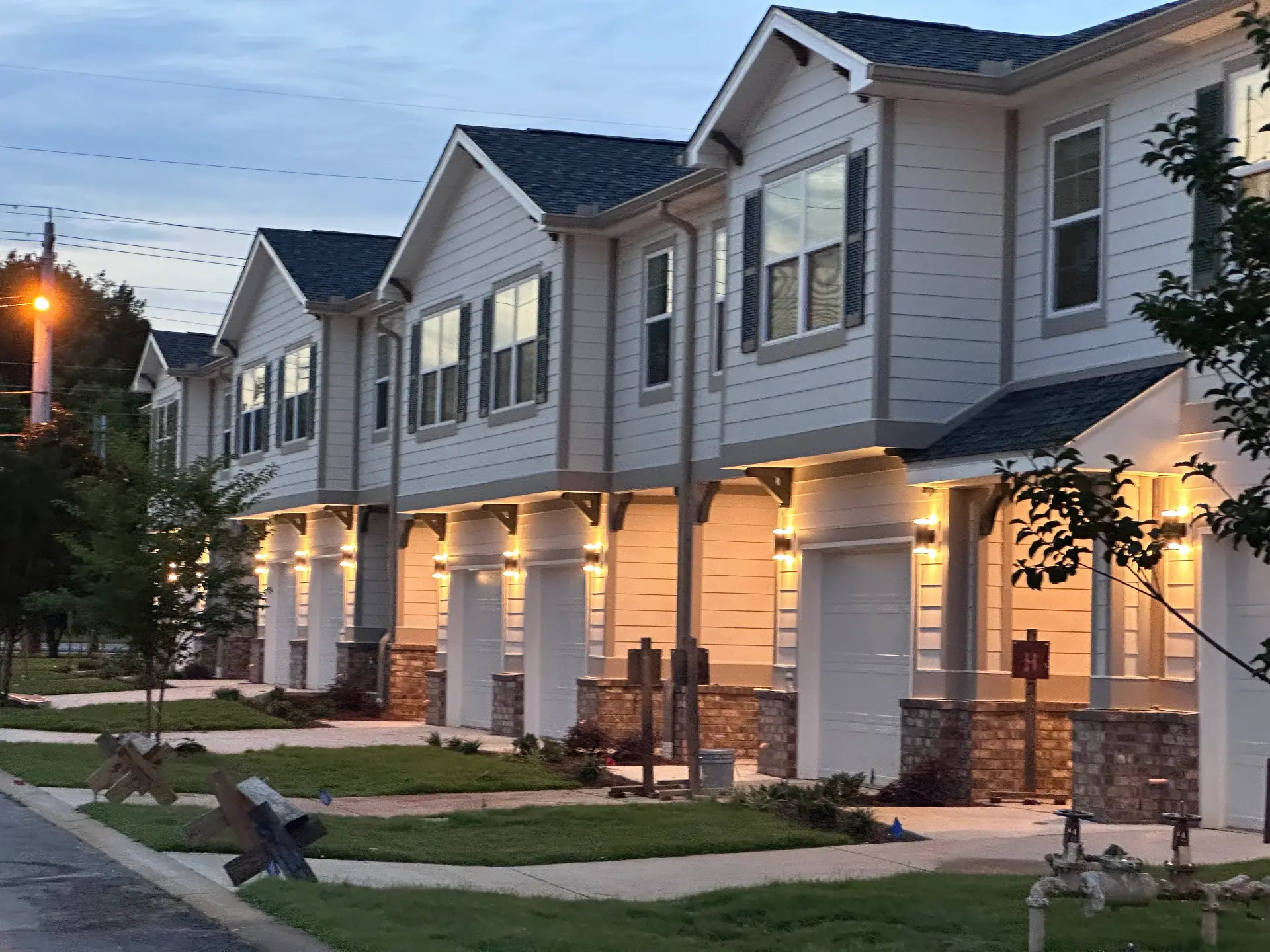 Townhomes Exterior Lights - Westgate Townhomes