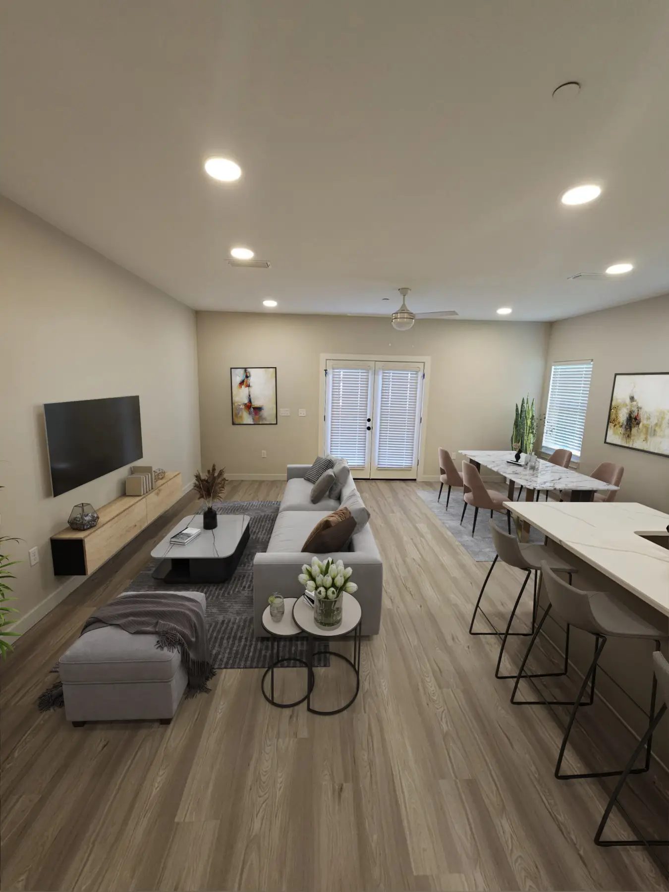 Kitchen Living and Dining Room - Westgate Townhomes