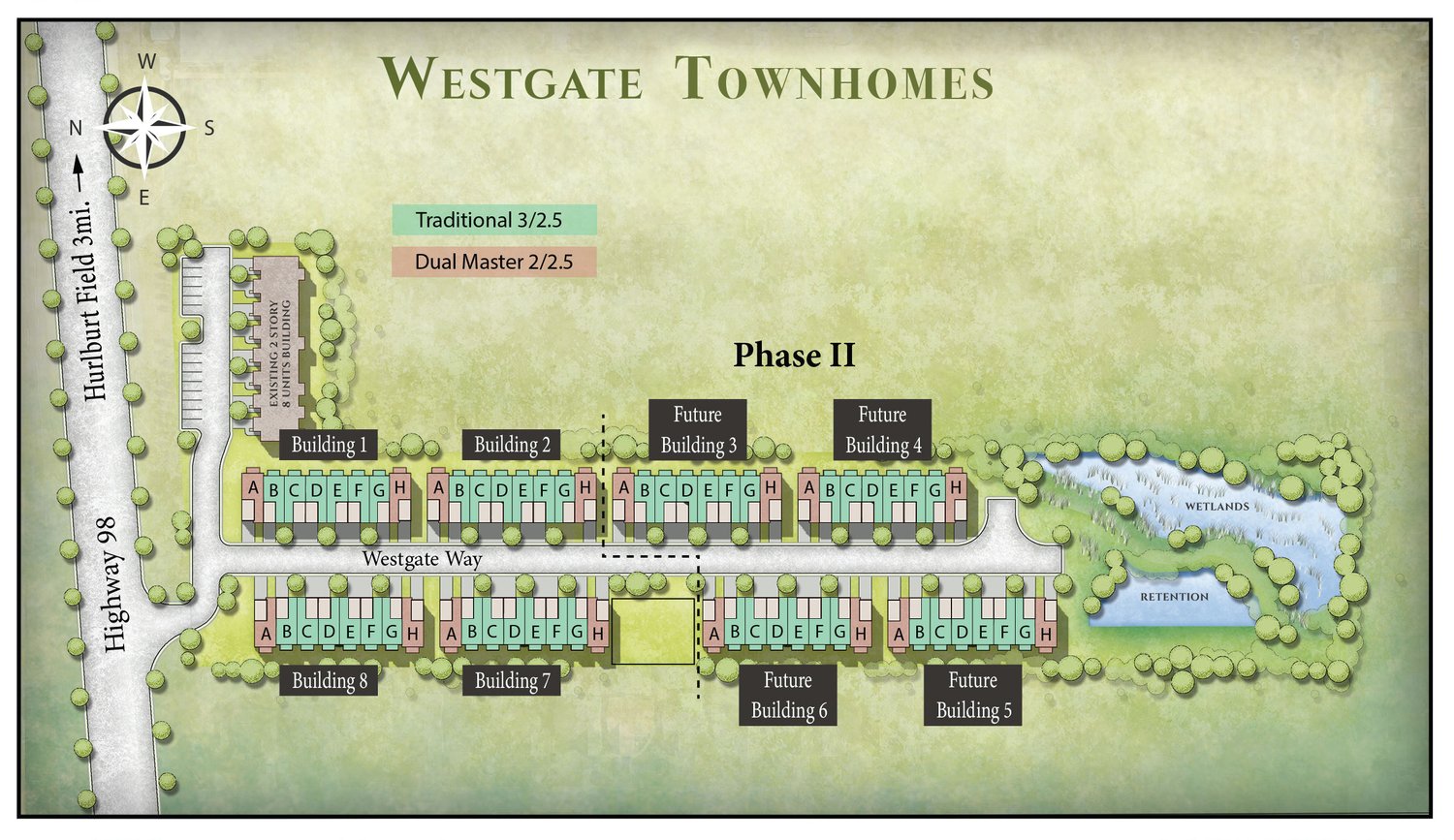 Site Plan - Westgate Townhomes